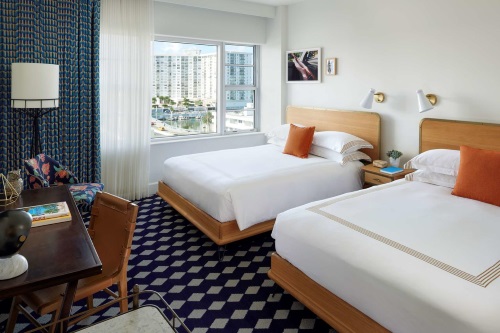 The Confidante Hotel kamer